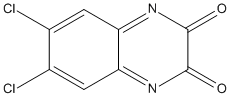 Molecular Structure of 146847-76-9 (2,3-Quinoxalinedione, 6,7-dichloro-)